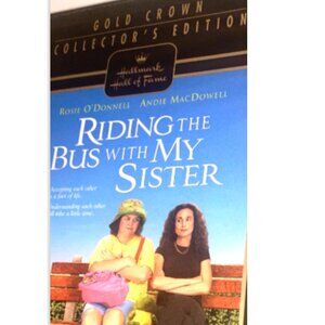 Riding The Bus with My Sister DVD Hallmark Rosie O'Donnell Andie MacDowell Vtg
